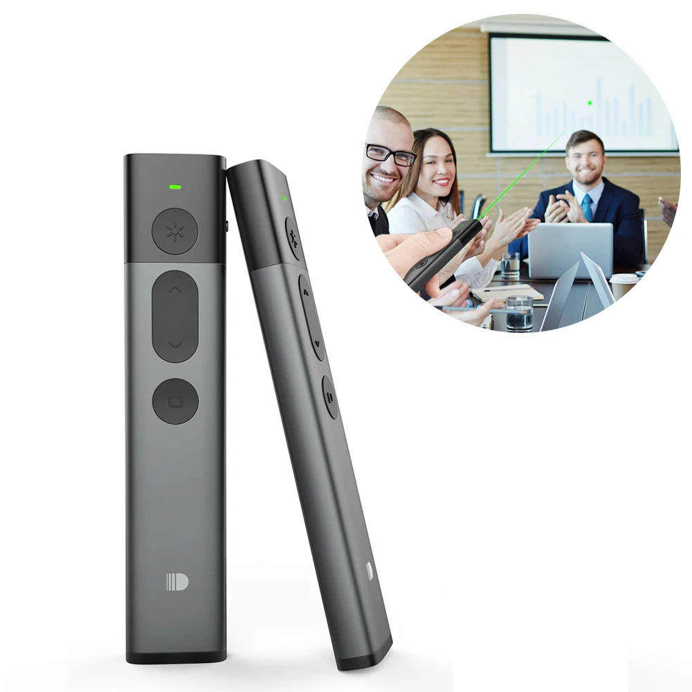 

2.4GHz PPT Wireless Presenter RF Wireless Remote Control Doosl Green Laser Pointer Powerpoint Pen Clicker Controller