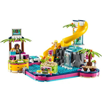 

Friends Girl City Fairy Princess Karaoke Pool Party Compatible Friends 41374 Building Blocks Bricks Christmas Toys