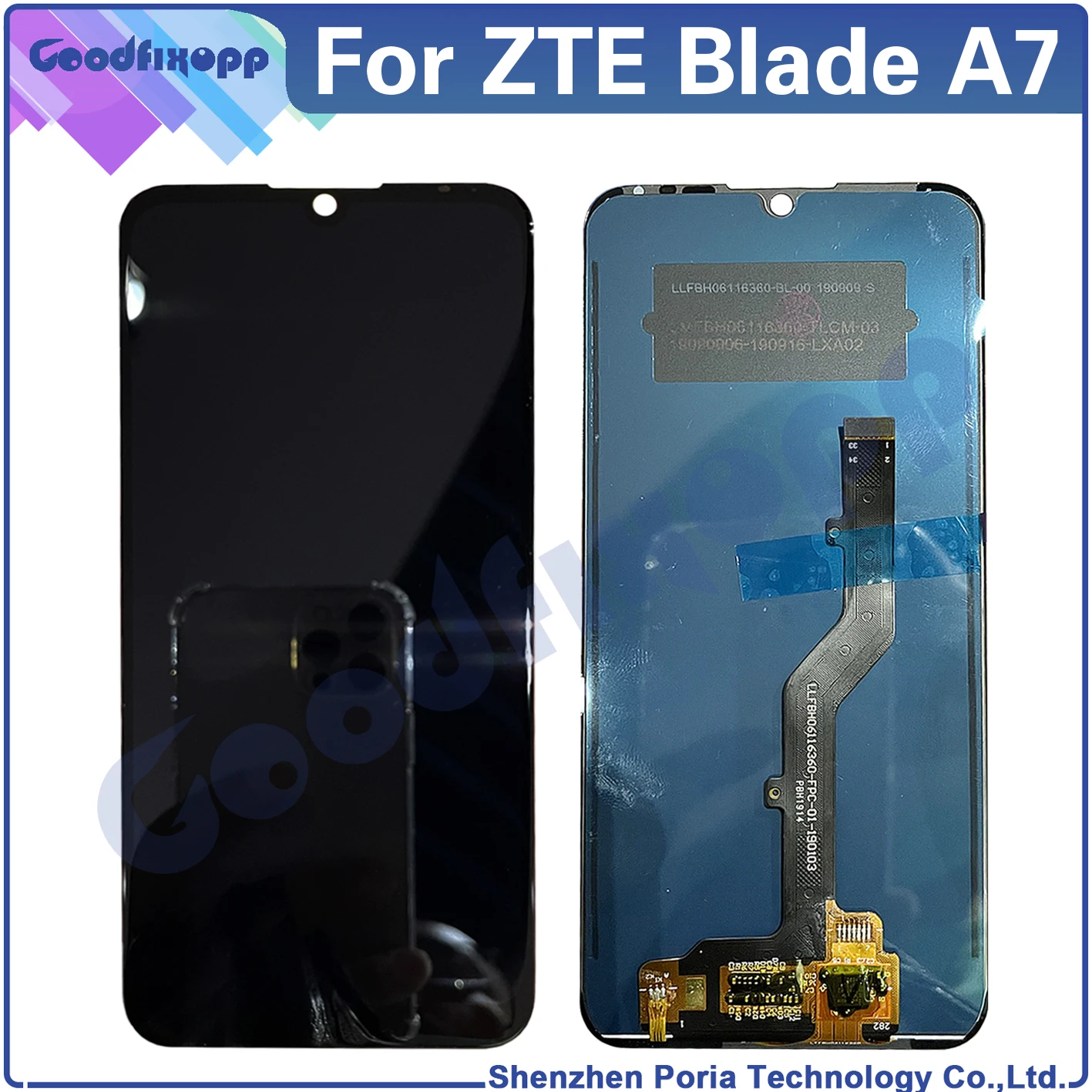 Для ZTE Blade A7 2019 A7000 Z6201V ЖК-дисплей кодирующий преобразователь сенсорного экрана в