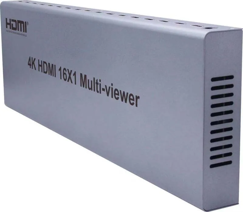 4 к HDMI 16x1 Quad MultiView Switcher 16 в 1 выход бесшовный переключатель мульти просмотра изображения экран разделитель HDTV дисплей конвертер
