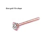 Rose gold Pin Shape