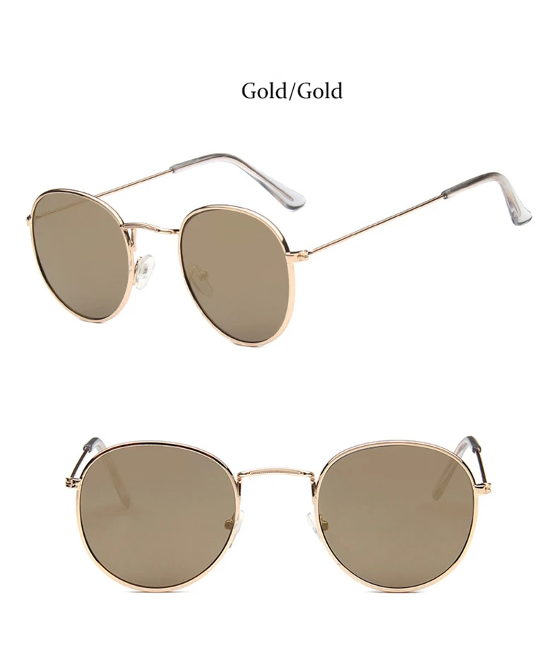 Новинка, высококачественные Круглые Солнцезащитные очки для женщин, фирменный дизайн, Ретро стиль, зеркальные солнцезащитные очки, женские солнцезащитные очки для женщин, UV400 zonnebril dames