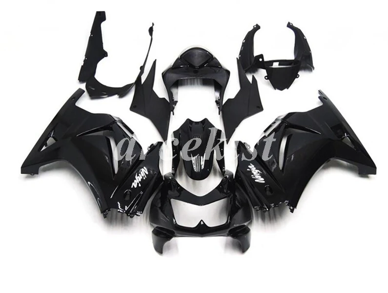 4 подарки ABS Обтекатели комплект подходит для Kawasaki Ninja 250 EX250 ZXR250 2008- 08 09 10 11 12 13 14 Кузов Набор черный на заказ
