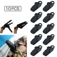 

10pcs Tarp Clips Clamp Awning Set Car Boat Cover Tent Tie Down Urgent Snap for Outdoors Camping Farming Garden