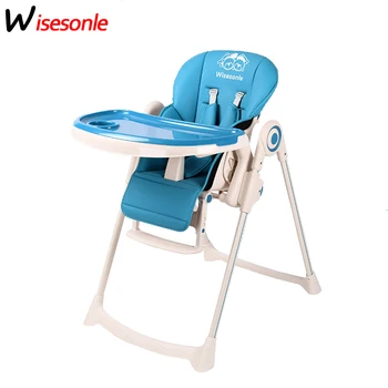 

Wisesonle Multifunctional Baby Dinner Table Portable Baby Seat Adjustable Folding Chairs for Children Russian Free Shipping