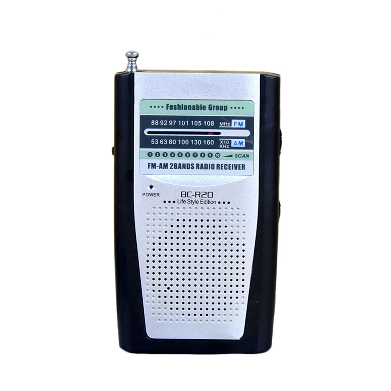 Портативный радио мини AM/FM телескопическая антенна Радио Карманный коротковолновой приемник 7,8 встроенный динамик и разъем для наушников многофункциональный