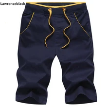 Спортивные хлопковые шорты, мужские летние повседневные шорты, свободные спортивные штаны, шорты для фитнеса, модные шорты для бега, одноцветные короткие брюки, 577