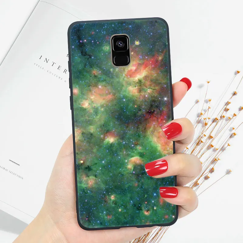Чехол для samsung J4 Plus чехол Galaxy J6 плюс J3 J5 J7 чехол Крышка Глянцевая блестящая Coque - Цвет: xx18