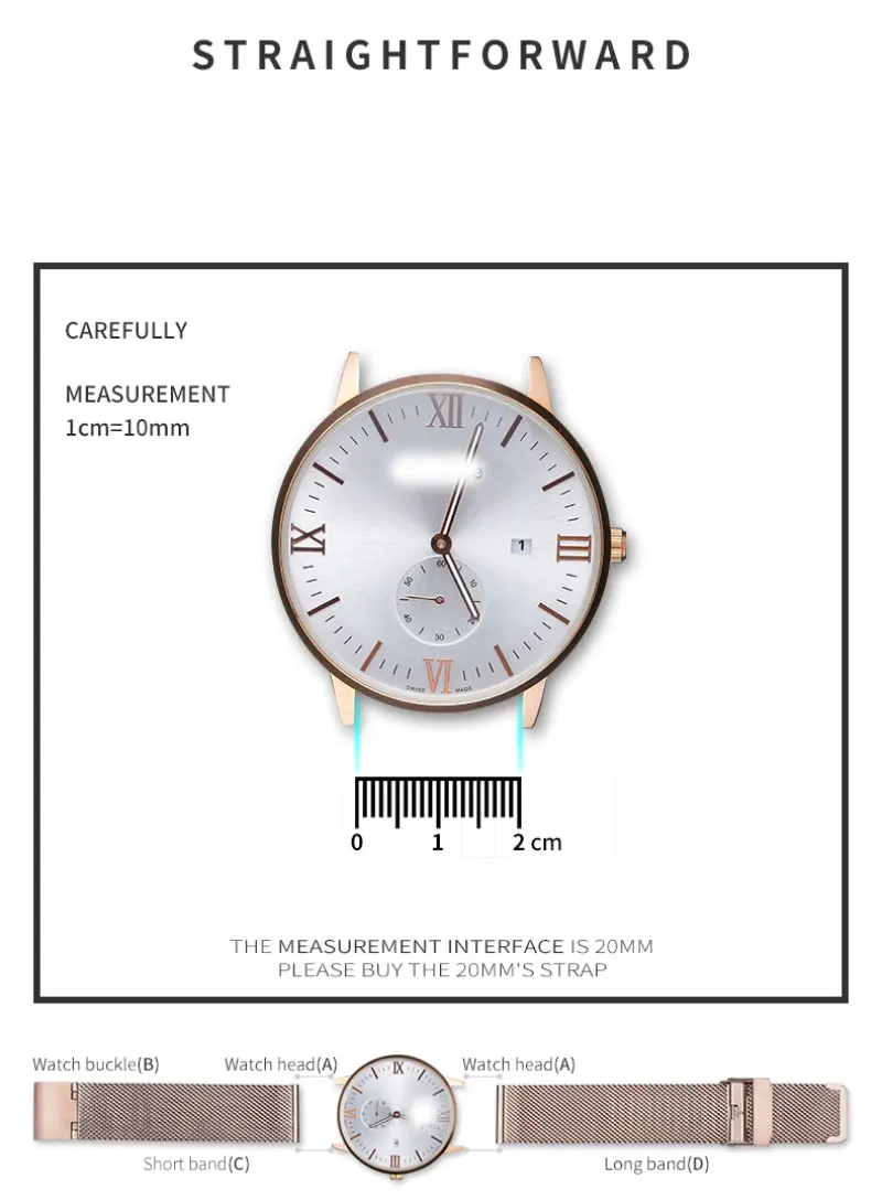 FUYIJIA, горячая Распродажа, сетчатый ремень для мужчин и женщин, сменные Ремешки для наручных часов, двойная пряжка, Миланский ремешок, 12 мм~ 22 мм, ремешок для часов, аксессуары для часов