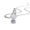 925 Sterling Silver Necklace Love Angle Tear Moonlight Opal Pendant Neckace For Women Gift 45cm Box Chain choker ► Photo 3/6