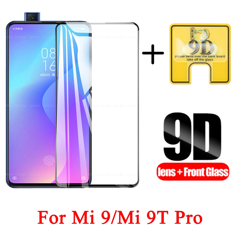 

9D 2 in 1 Tempered Glass For Xiaomi Mi9T MIi9TPro ScratchProof Camera Lens Cover Film Screen Protector For Xiaomi Mi 9T mi9tpro