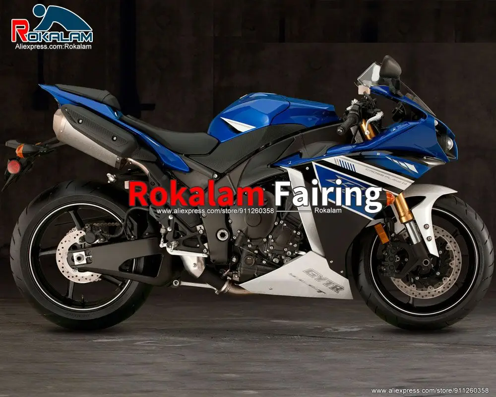 

High Quality Fairing For Yamaha R1 YZF1000 2012 2013 2014 Blue White Black Motorcycle Body Shells (Injection Molding)