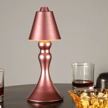 

2020 new style Led charging bar table lamp bedroom bedside night light touch creative KTV atmosphere cross border retro bar