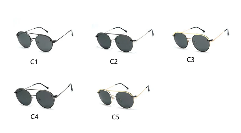 2 в 1 Солнцезащитные очки женские мужские модные магнитные украшения адсорбционные поляризованные очки для вождения круглые прозрачные линзы с солнцезащитными очками UV400