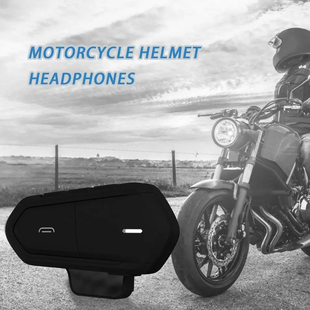 1 шт. мотоциклетный шлем для переносного приемо-передатчика Беспроводной для переносного приемо-передатчика мотоцикл для переносного приемо-передатчика Bluetooth гарнитура Fm радио