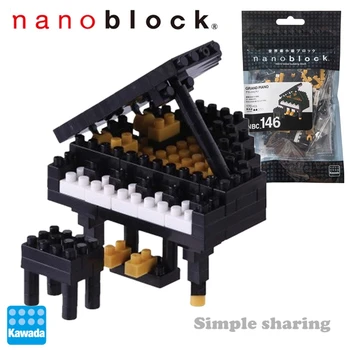 

Kawada NBC_146 Nanoblock Grand Piano Renewal Building Kit building blocks 167 Pieces Mini toy brick Collectibles Series 12 years