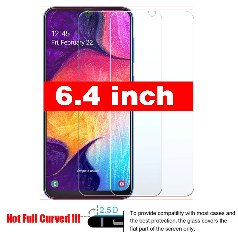 2 шт A50 стекло для samsung galaxy a 50 закаленное защитное стекло для экрана 50a galaxy a50 samsung a50 бронированная galax galaci защитная пленка