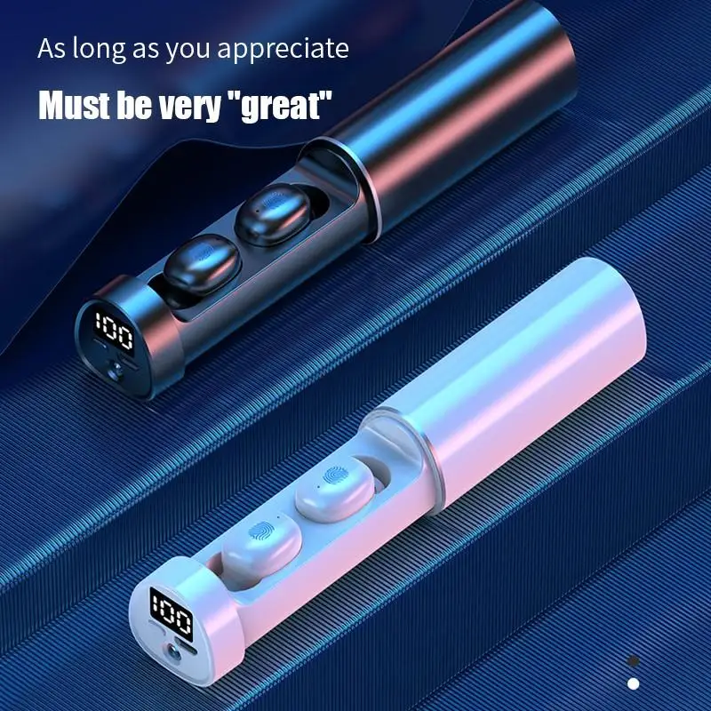 N21 5 1 Pull Out Digital Display Touch Bluetooth Headset Flashlight Function Fone De Ouvido Auriculares Earphone Audifonos