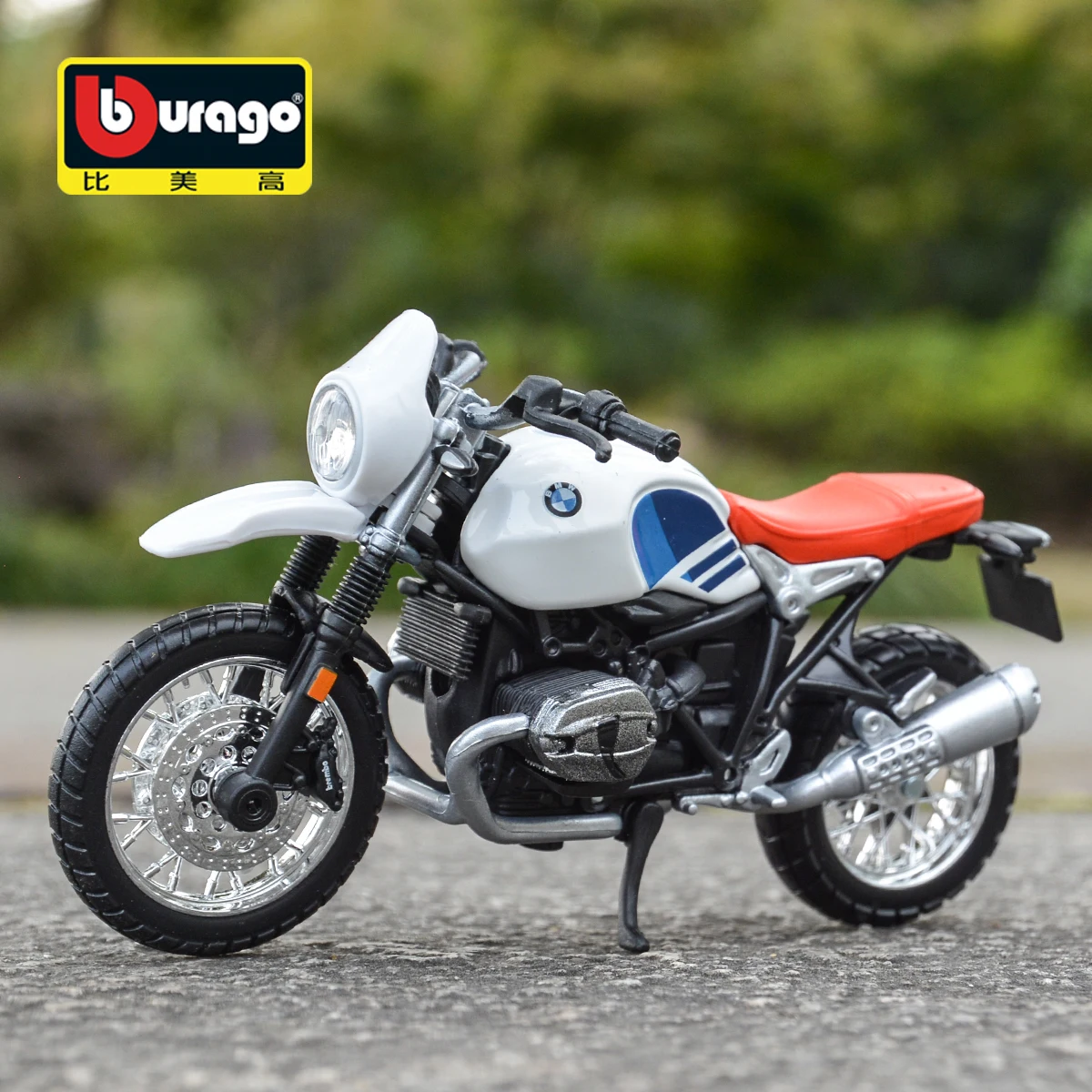 Bburago 1:18 BMW R nineT Urban GS Static Die Cast Vehicles Collectible Motorcycle Model Toys