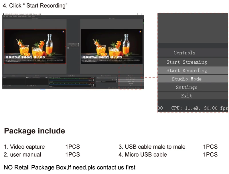 Карта видеозахвата Y & H HDMI USB2.0 HD 1080P устройство для прямой трансляции игр с выходом