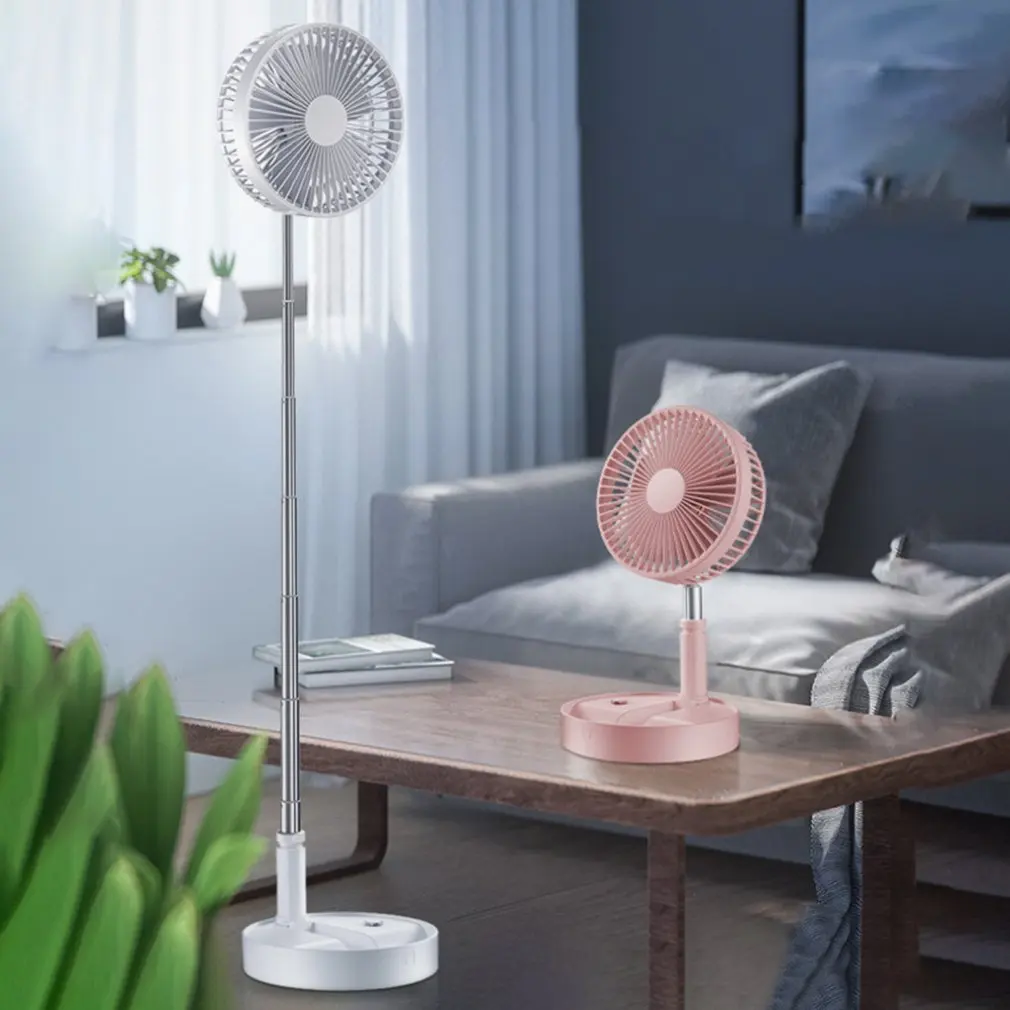 

Handheld Fan Mini Pocket Storage Macarons Small Portable USB Charging Fan Folding Telescopic Rechargeable Fan