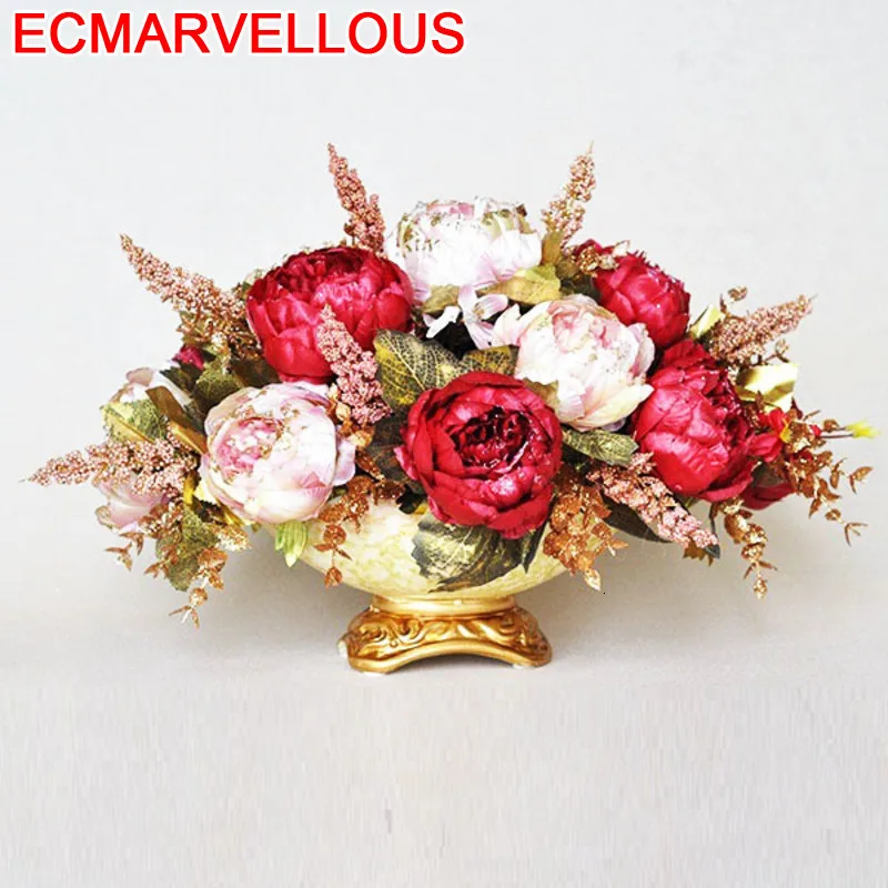Золотой вазо Blumenvasen для свадьбы Vaso De Flor Jarrones Decorativos современный декор домашняя