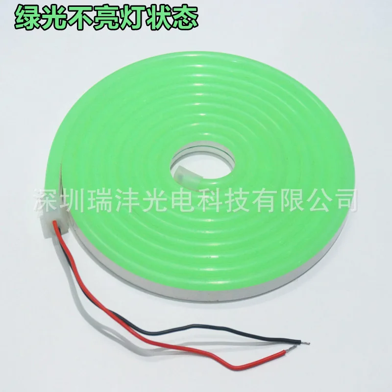 

LED Silica Gel Neon Lights with Low Voltage 12V Glistening Green Customizable Signs Modeling Do Word Outdoor Waterproof Strip Li