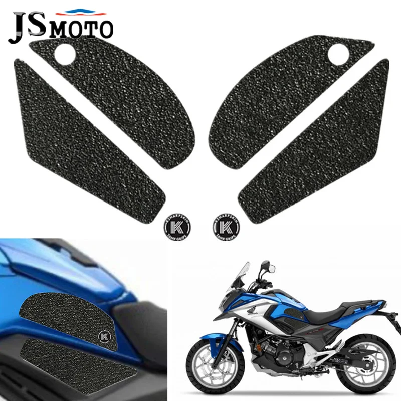 For HONDA NC750X NC750 X nc750x 2018-2019 Fuel Tank Grip Motorcycle 3D Sticker Non-Slip Fuel Tank Side Protection Decal Stickers