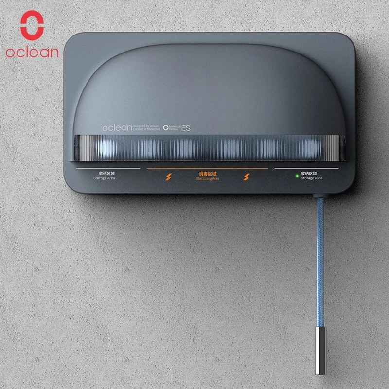 New Oclean S1 Smart UVC Toothbrush Sterilizer Gold Wave Ultraviolet Rays Bacteria Sterilizing Safe And Worry-free toothbrush