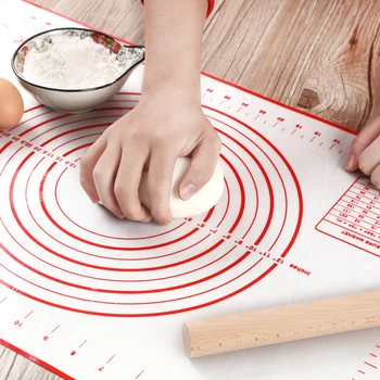 

Silicone Baking Mat Pizza Dough Maker Pastry Kitchen Gadgets Cooking Tools Utensils Bakeware Kneading Accessories Lot