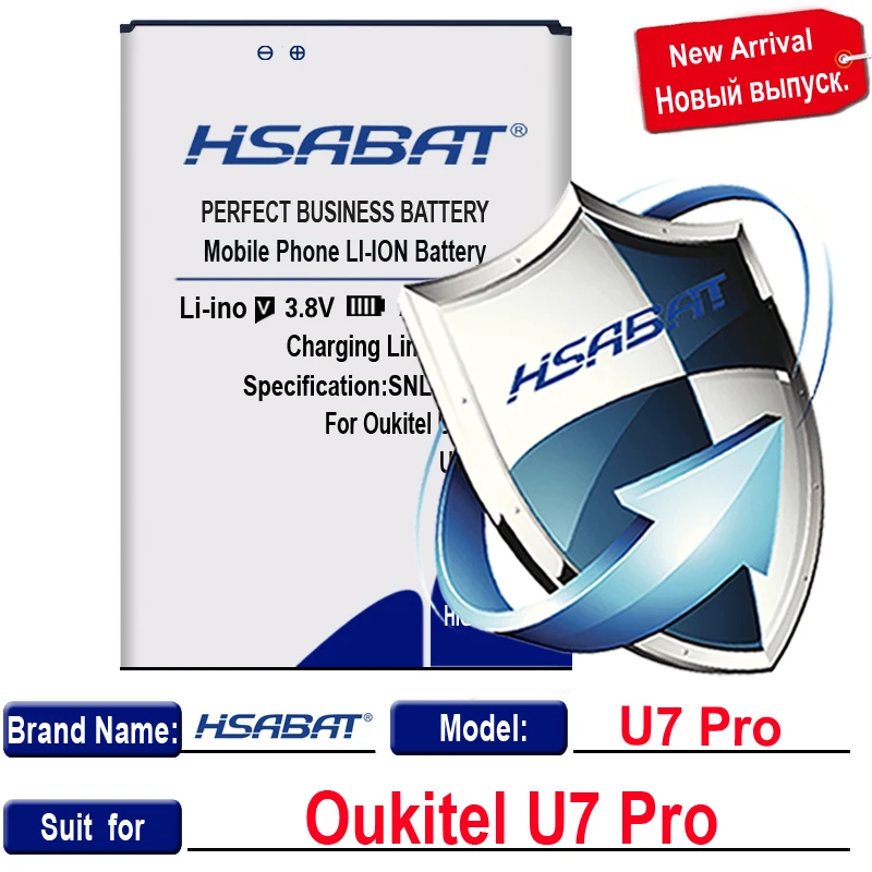 for Oukitel U7 Pro Аккумулятор HSABAT 4050 мАч для Oukitel U22 Bateria для Oukitel C3/C5 C5 Pro/C11 C11 Pro/U7 Plus/U7 Pro/C8 - Цвет: for Oukitel U7 Pro