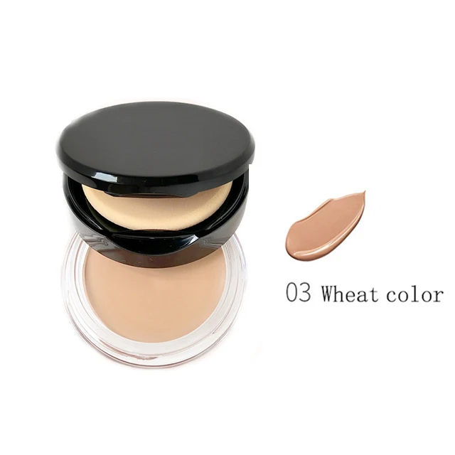 03 Wheat Color Водонепроницаемый корректор для лица идеальное прикрытие макияж корректоры для лица, выравнивает выпирающую Maquiagem крем сокрытие недостатков Красота инструмент - Цвет: 03 Wheat Color