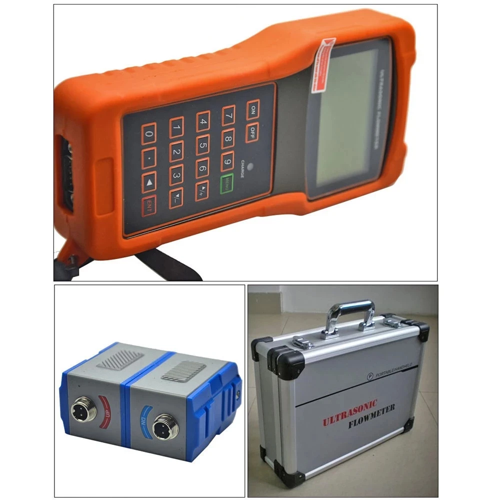 Flow Meter TUF-2000H-TM-1+TS-2 Ultrasonic TS-2 DN15-DN100 TM-1 DN50-DN700 Without Package Case
