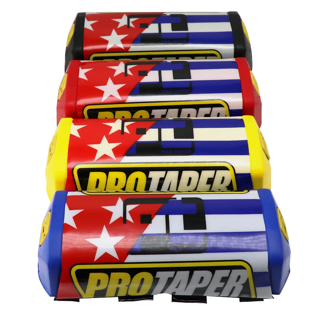 ZS гоночный синий полосатый 2,0 квадратный Mx для мотокросса Dirt bike Grip руль Fat Bar Pad защита груди бар подходит 1-1/8 ручка бар