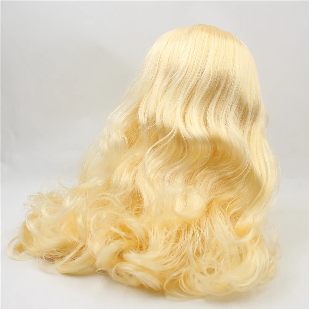 ICY DBS blyth doll rbl scalp and dome wavy hair multi-color wig for custom doll anime toy white skin mix hair