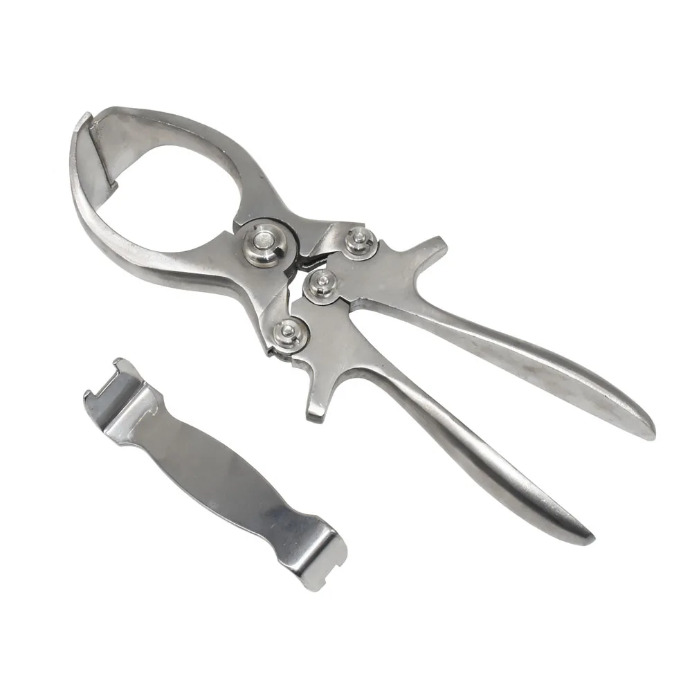 

Зажим для кастрации овец из нержавеющей стали без крови, инструмент для кастрации, щипцы для кастрации, ветеринарные специальные инструменты, 1 комплект