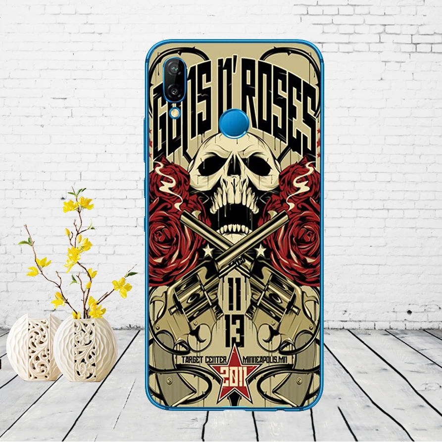35DD guns n roses Мягкий силиконовый чехол для Huawei P9 P10 P20 P30 Lite mate 10 20 PRO lite p smart чехол - Цвет: 8