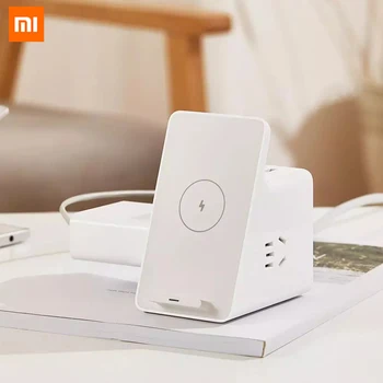 

Xiaomi Vertical Wireless Charging Socket USB Socket X3 New National Standard Combination Jack Security Protection Smart Socket
