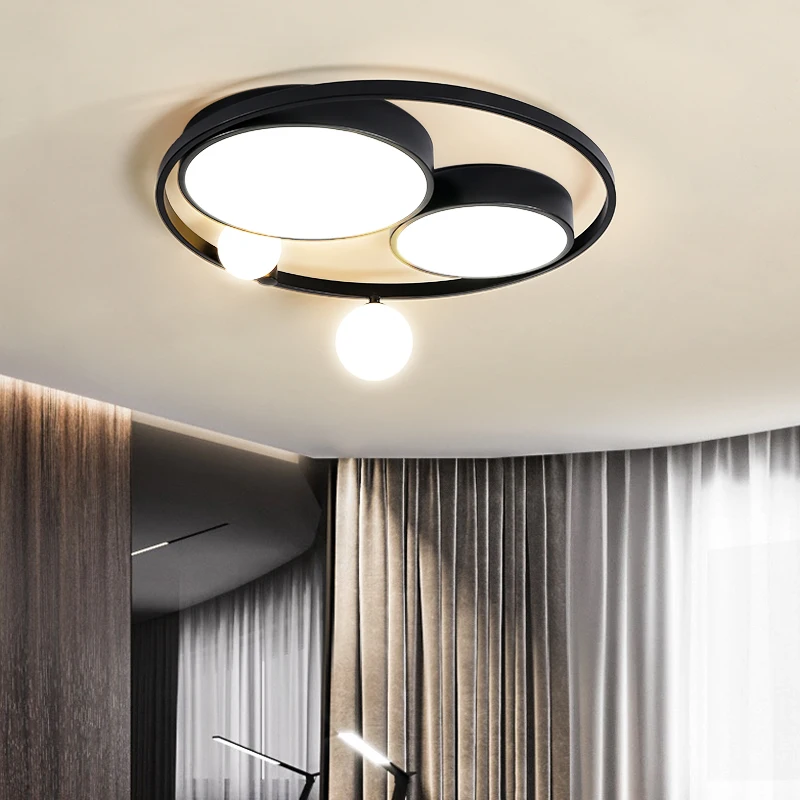 

Потолочный светильник для гостиной, креативный современный светодиодный светильник в скандинавском стиле для спальни, кухни, панельная ла...