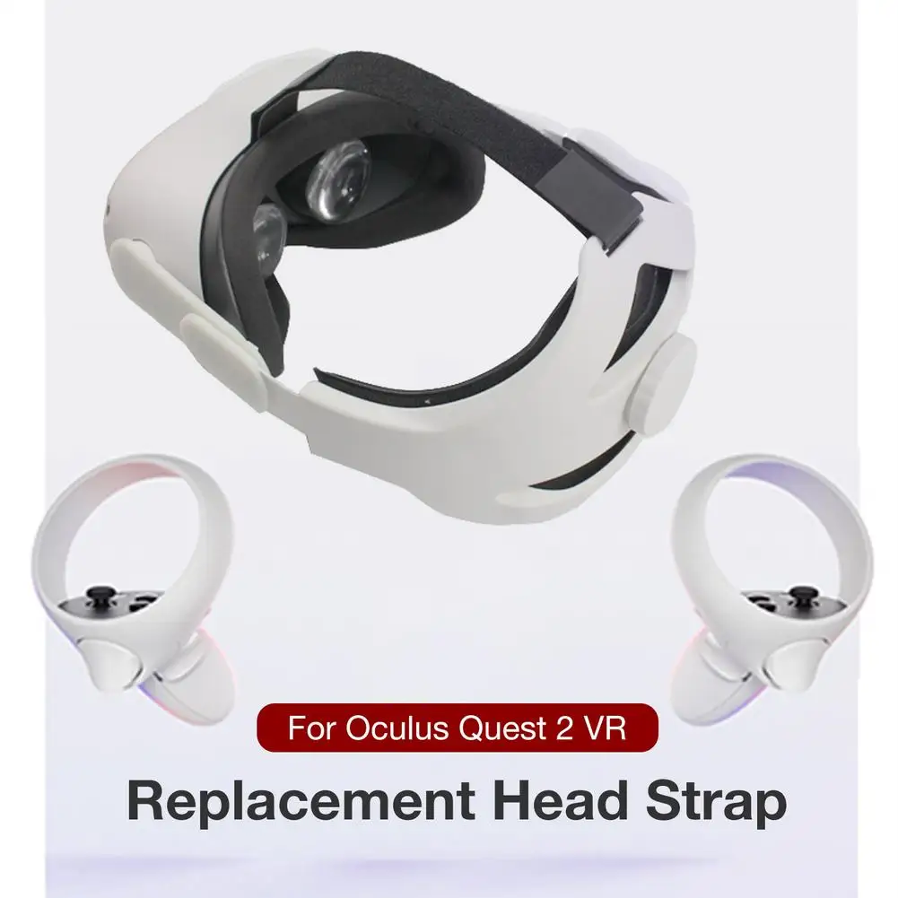VR Head Strap For Oculus Quest 2 VR Headset Adjustable Headband Head Reduced Pressure Fixing Strap For Quest2 Vr Accessories