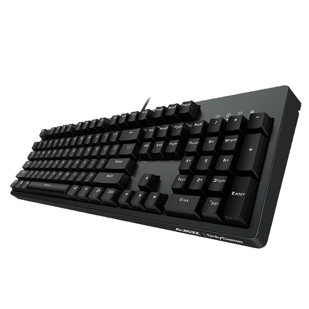 Rainbow Backlit Wired Gaming Keyboard, LED 104 Keys USB Ergonomic Keyboard for Windows PC Gamer Desktop, Computer
