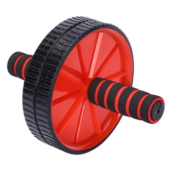

Practical Double-wheeled Updated Ab Abdominal Press Wheel Rollers Gym Exercise For Body Building Fitness Equipment Tool