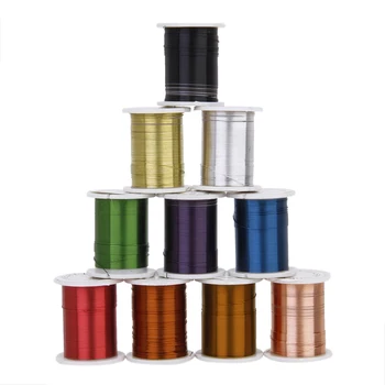

10 Rolls Spool Copper Wire for Jewelry DIY Beading Thread String Cord 0.3mm