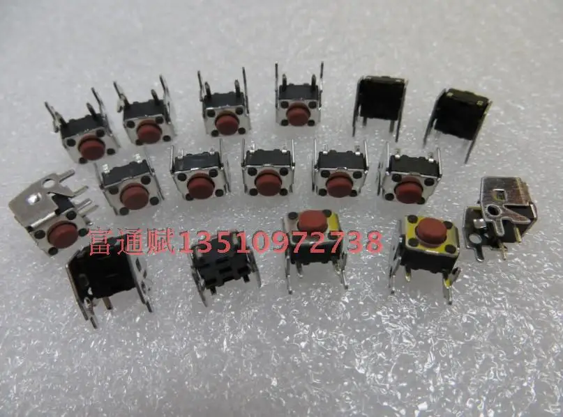 50PCS 6*6*5 Import with Stand Side Touch Switch Display Button | Обустройство дома