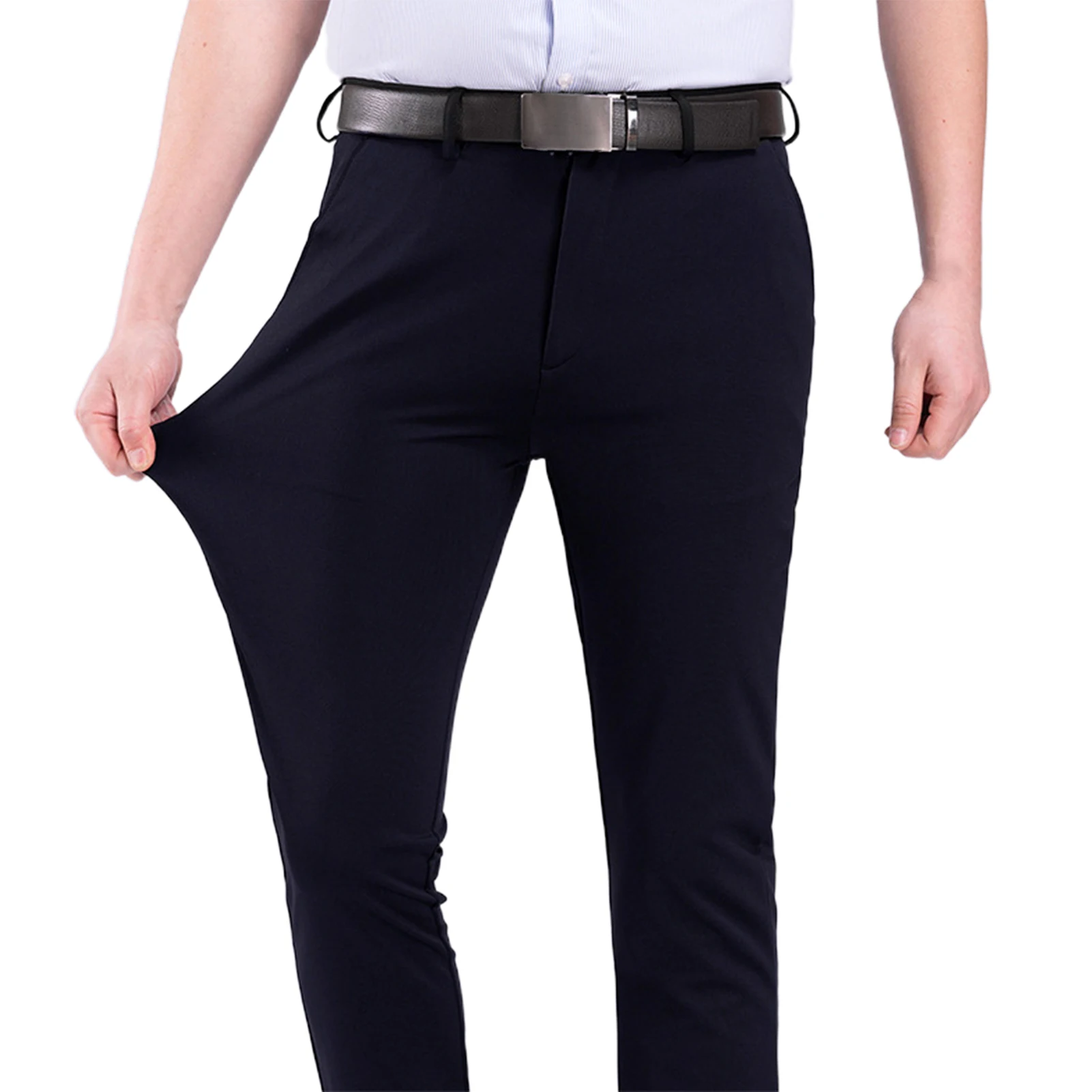 Men's Suit Pants Straight Long Classic Business Casual For Spring Autumn