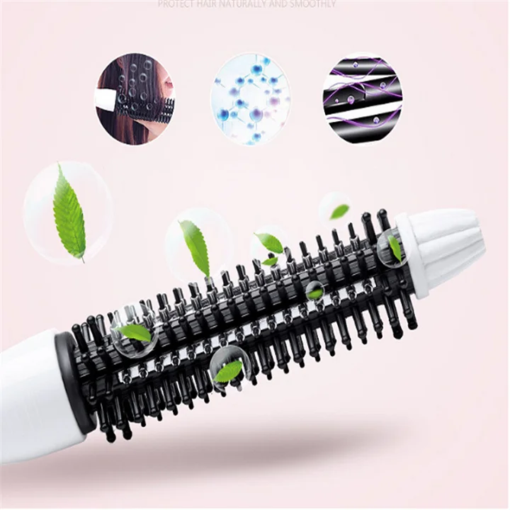 ionic care hair curling brush
