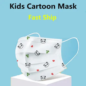 

Kids Cartoon Prints Face Mask Nonwoven 3 Layers Anti dust Smog Breathable Filter Mask Daily Protection Face Mouth Mask