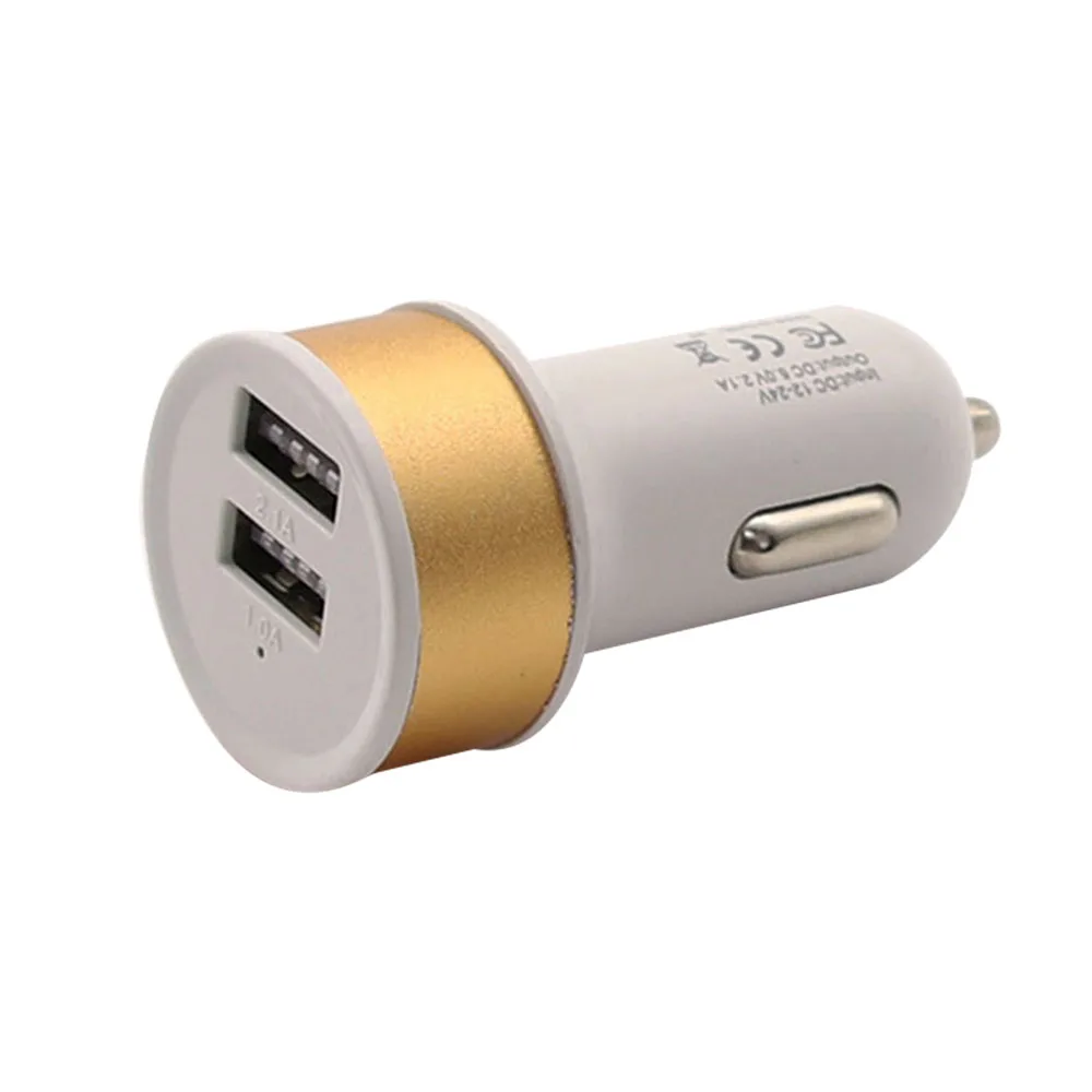 Мини USB Автомобильное зарядное устройство 1 шт. мобильный телефон планшет GPS 2.1A