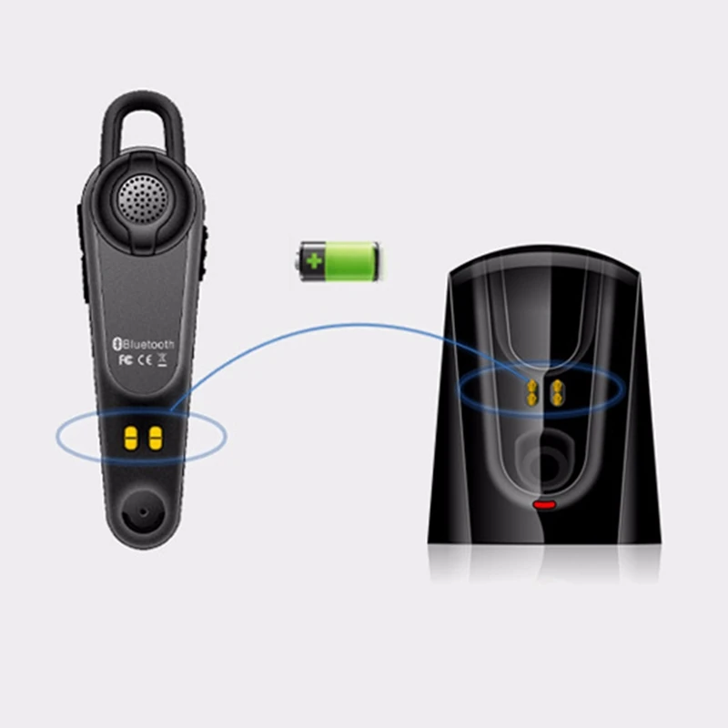 Деловые наушники, Bluetooth наушники, гарнитура для водителя автомобиля, беспроводная база, микрофон, беспроводные наушники HIFI