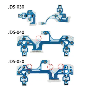 

10PCS For PS4 030 040 050 Flex Cable Buttons Ribbon Circuit Board Blue Controller Conductive Film Keypad